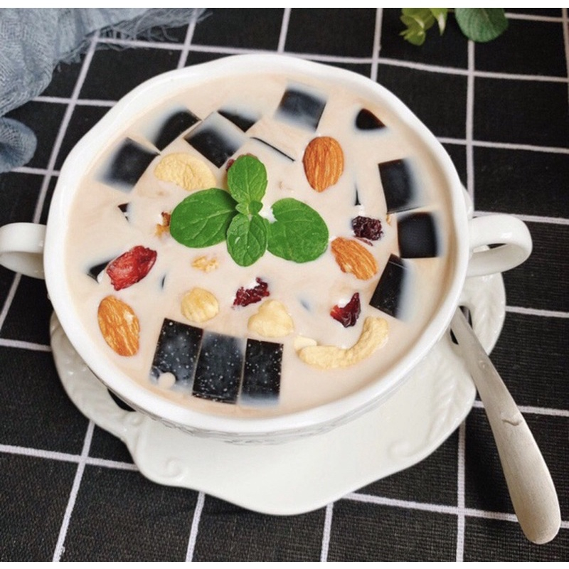 Bột Thạch Sương Sáo Đen/ Trắng 50g -  Bột Thạch Sương Sáo gói 50g