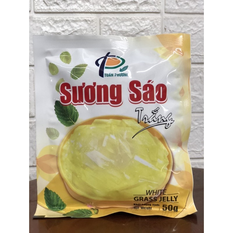 Bột Thạch Sương Sáo Đen/ Trắng 50g -  Bột Thạch Sương Sáo gói 50g