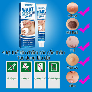 Kem Loại Bỏ Mụn Và Nốt Ruồi 20g xóa nốt ruồi mụn cóc mụn thịt sạch mụn thịt thừa mụn thịt tàn nhang