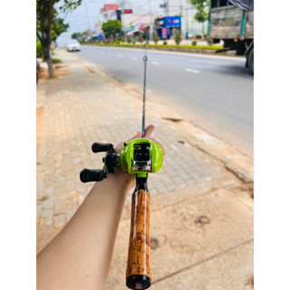  Máy ngang Pioneer + Cần UL Ultra Light  Cần Dẻo Câu Lure Suối Mương Lóc   Tặng 1 cuộn dây 7 màu  