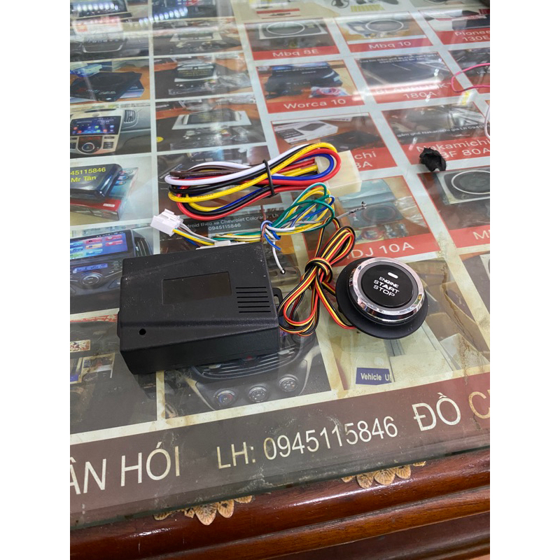Nút Stastop thay cho chìa khoá xe ô tô tích hợp để nổ máy từ xa vào chìa khoá Zin