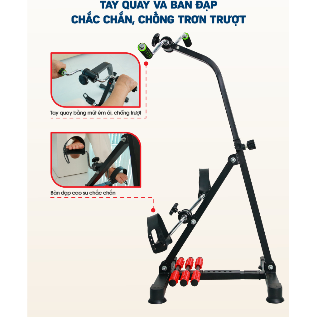 Xe đạp tập thể dục XT  tazako koen phục hồi chức năng tập luyện cho cơ thể massage