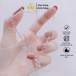 Lắc chân nữ bạc ta, mẫu lắc chân taj xinh xắn - bạc taj