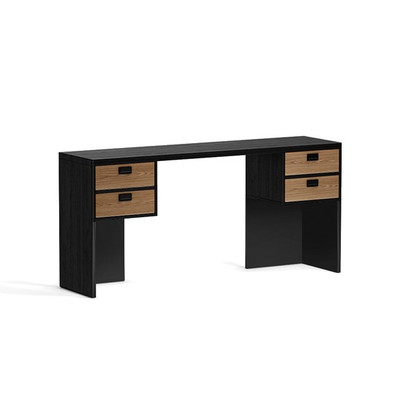 HENRY, Bàn làm việc 4 ngăn kéo hiện đại DEK_134, 160x40x75cm, Scandi Home
