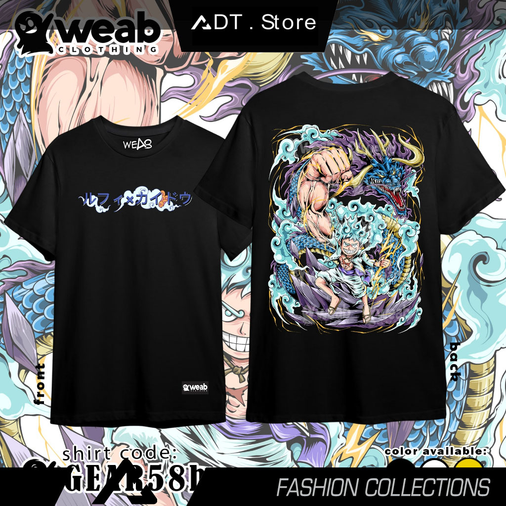 Áo thun hình WEAB CLOTHING ONE PIECE cực chất giá rẻ mẫu HOT bán chạy