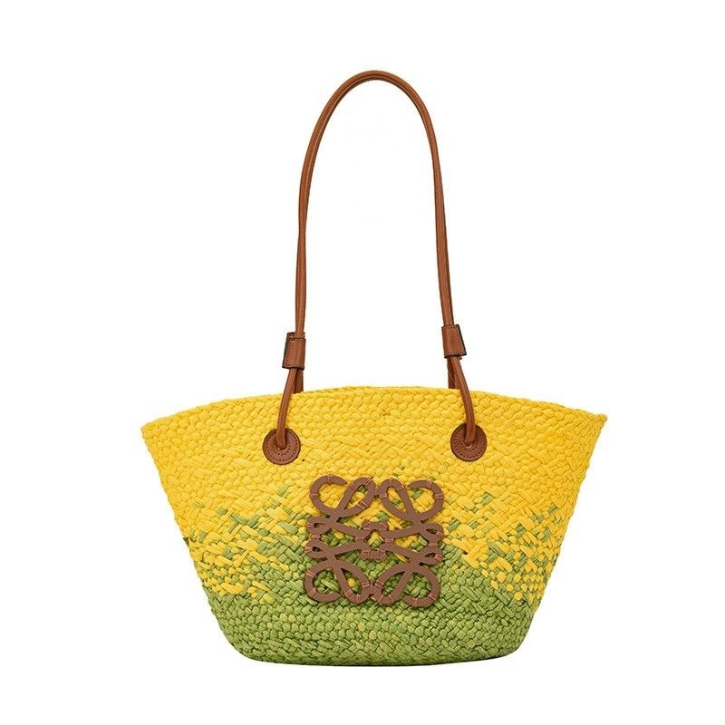 Túi cói túi mây tre mặt sao tua rua cực xinh