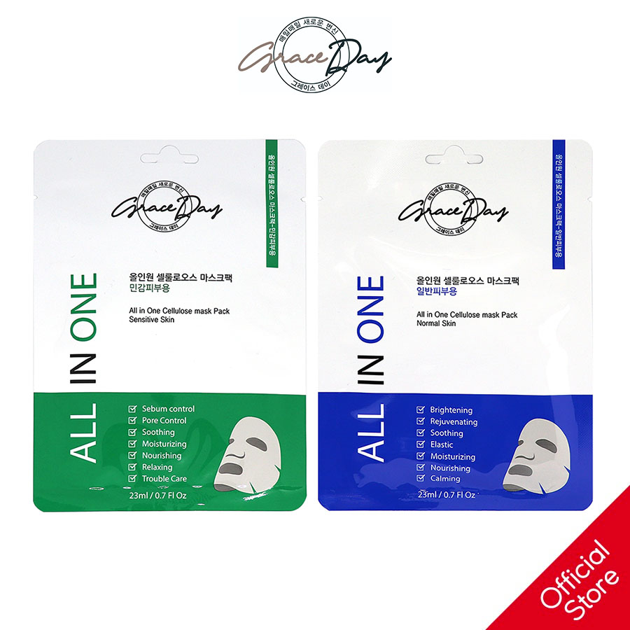 Mặt Nạ Giấy Grace Day All In One Cellulose Mask Pack