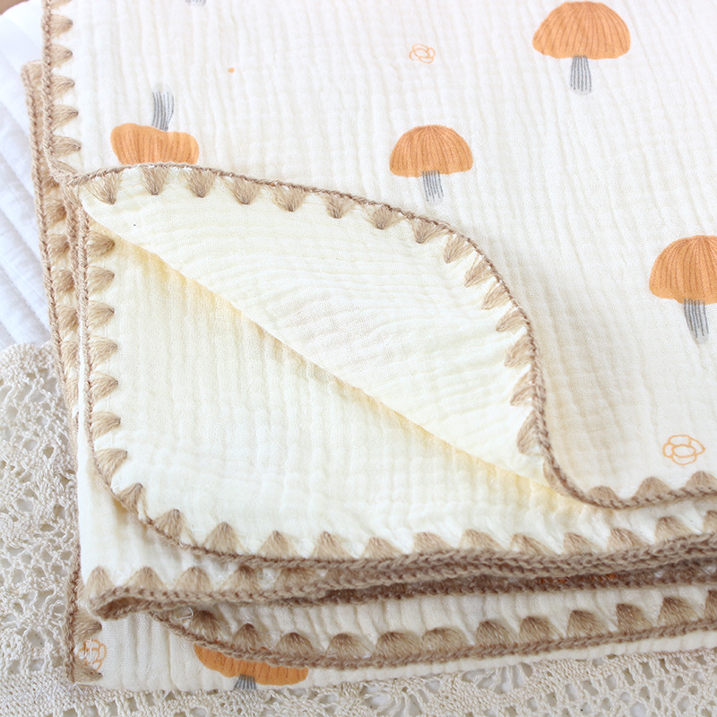 Khăn tắm xô muslin cho bé cao cấp 4 lớp, size 100cm x 100cm, khăn đa năng dùng làm chăn đắp, khăn quấn cho bé sơ sinh
