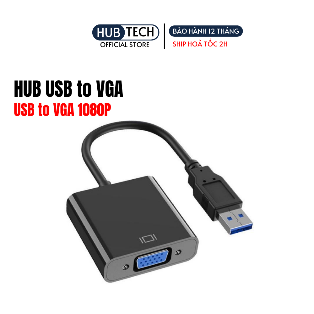 Cáp Chuyển Đổi USB to lan , Usb to VGA , USB to HDMI 3.0 dùng cho laptop pc máy tính