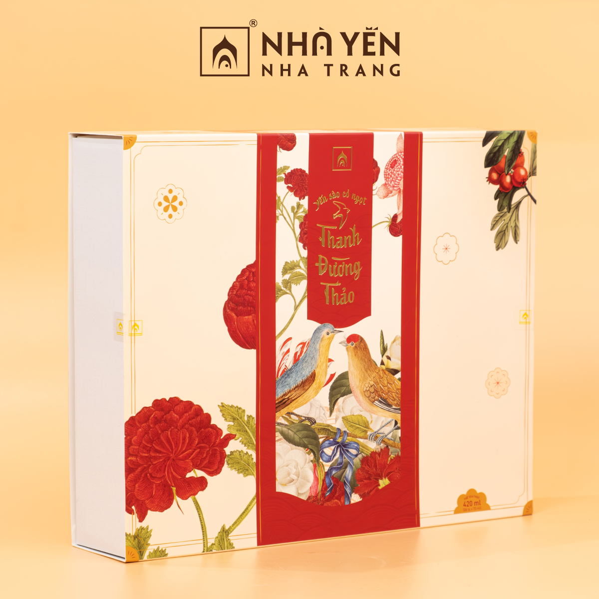 Nước yến chưng đường cỏ ngọt Thanh Đường Thảo Nhà Yến Nha Trang Hộp 6 lọ Tổ yến chưng sẵn Yến sào chưng sẵn