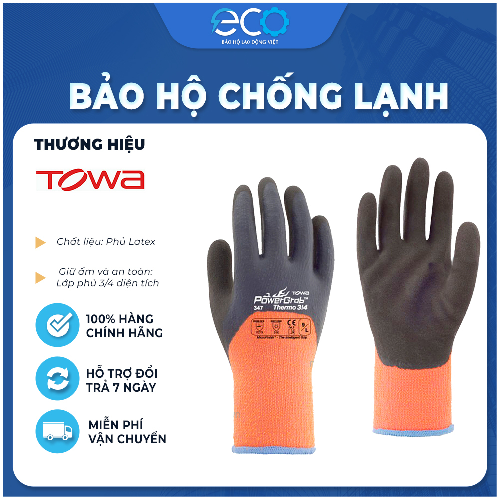 Găng tay bảo hộ chống lạnh Towa 347 chính hãng
