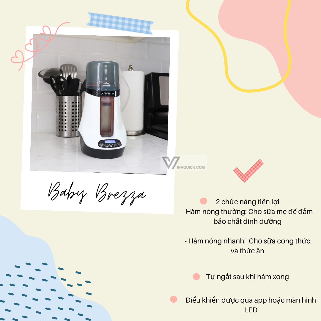 MÁY HÂM SỮA THÔNG MINH BABY BREZZA