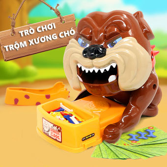 Trò Chơi Gắp Trộm Xương Chú Chó Bull Canh Xương thông minh - Loại Lớn