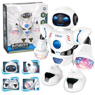 Đồ Chơi Trẻ Em Robot Biết Phát Sáng Và Nhảy Múa Theo Nhạc, TẶNG PIN
