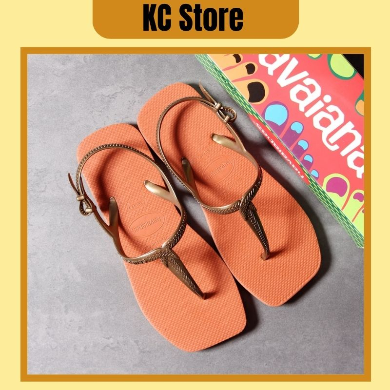Sandals nữ Havai đế vuông nhiều màu - SIÊU SALE