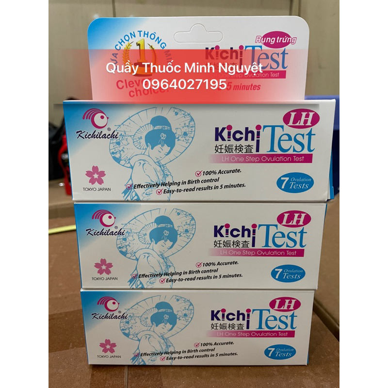 Que thử rụng trứng Kichi Test (hộp 7 que)