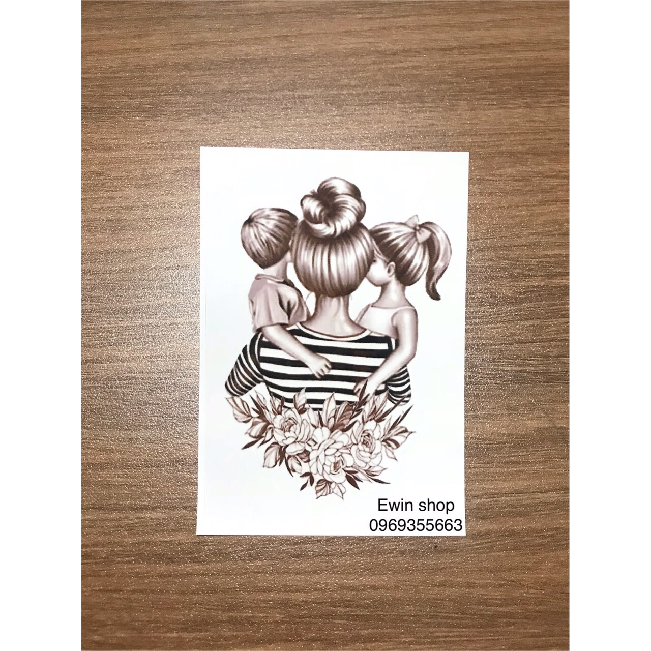 Hình Xăm Dán Mẹ Con