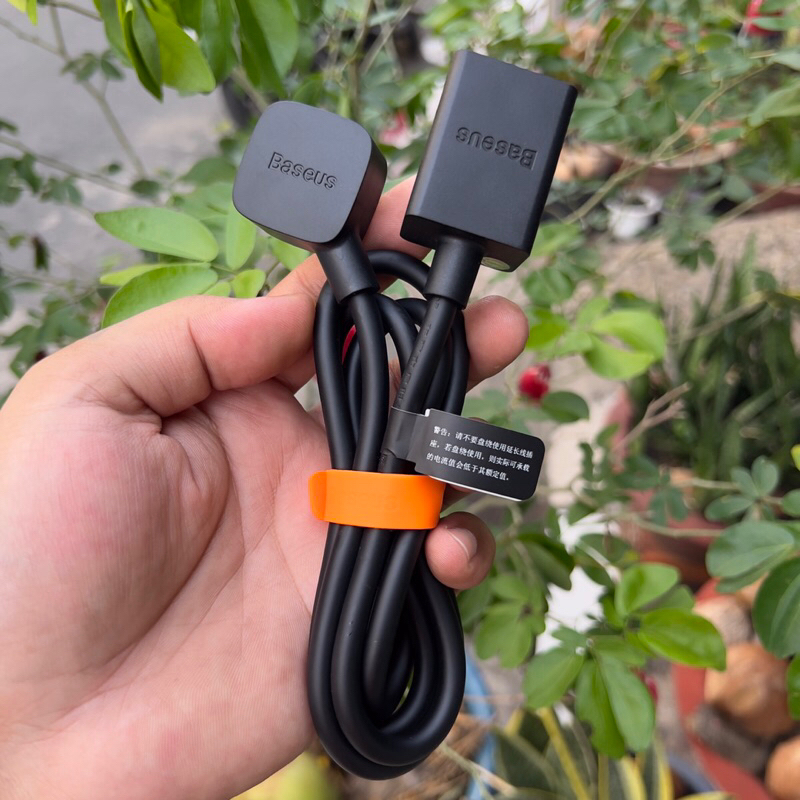 Dây nối dài du lịch Baseus dài 1.1m,chịu tải 2500w