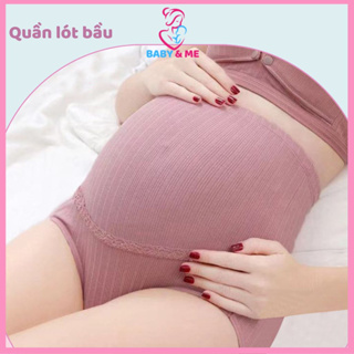 Quần lót bầu cạp cao nâng đỡ bụng bầu kháng khuẩn cho bà bầu