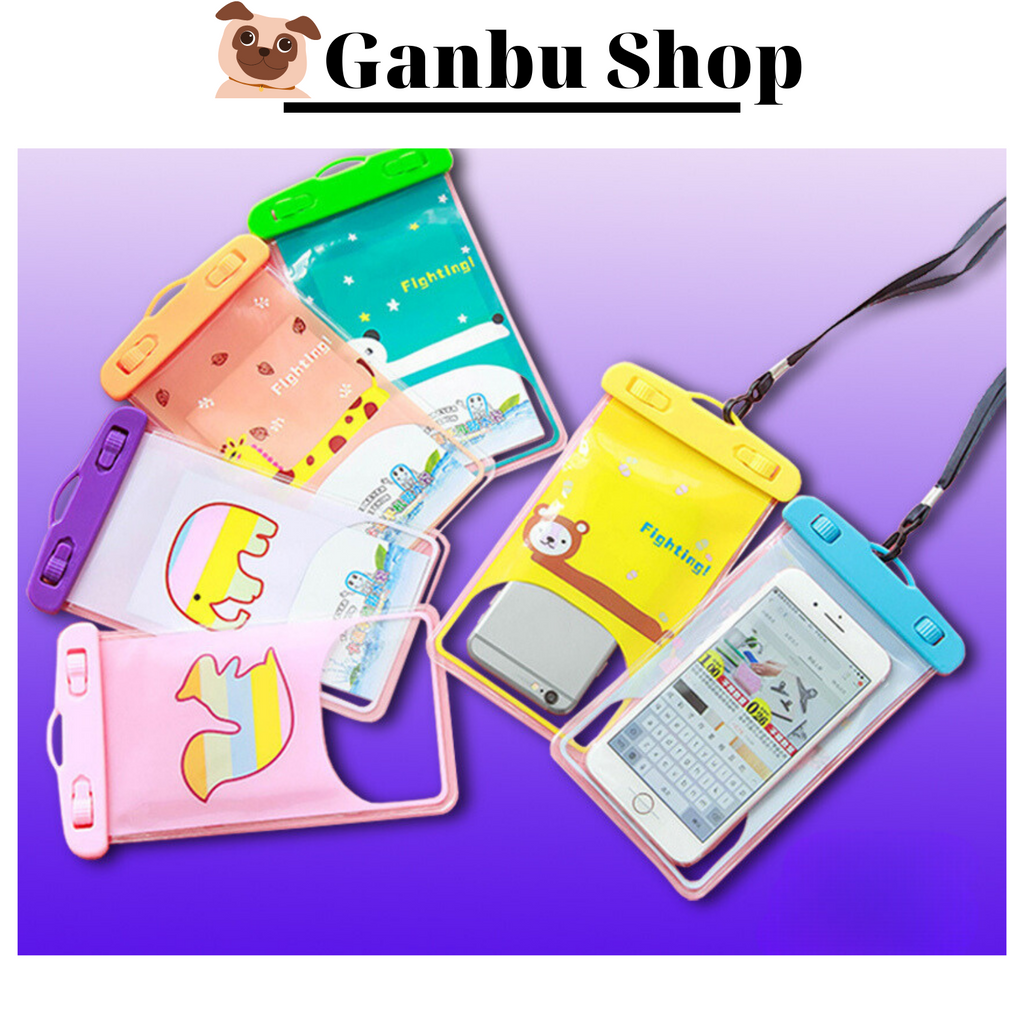 Túi Đựng Điện Thoại Chống Nước, Bụi Họa Tiết Hoạt Hình (Mẫu Ngẫu Nhiên)