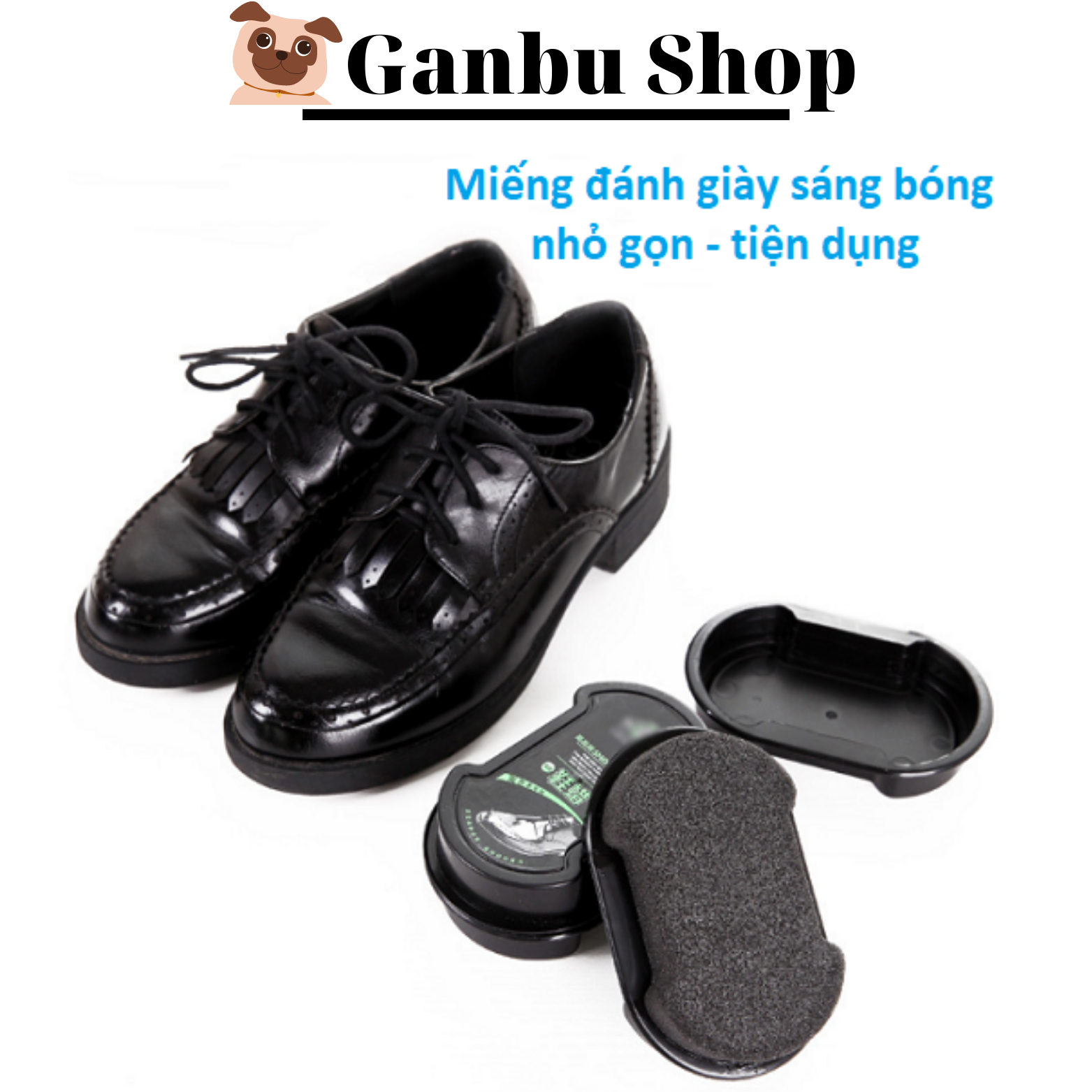 Xi Mút Đánh Bóng Giày Da &amp; Đồ Da Nhỏ Gọn, Nhanh Chóng, Tiện Lợi