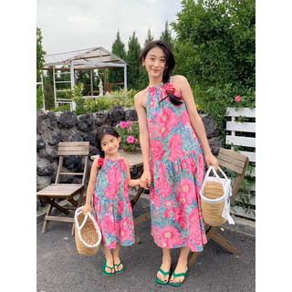 Set đôi mẹ và bé cổ yếm bam store