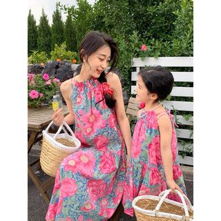 set đôi mẹ và bé cổ yếm BAM STORE