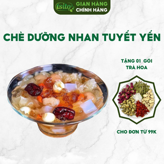 Chè dưỡng nhan tuyết yến 14 vị isito thượng hạng set nguyên liệu nấu chè dưỡng nhan 12 15 25 30 chén