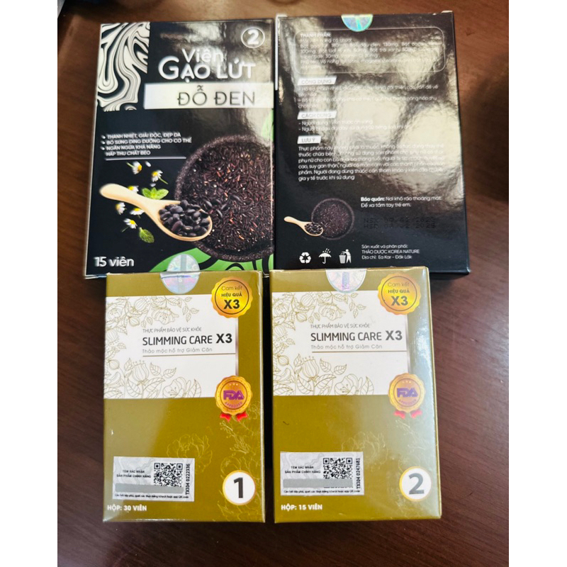 Trà thảo mộc Slim X3 tặng detox Giảm Béo Eo Thon Dáng Đẹp