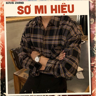 Áo sơ mi HIỆU secondhand - [𝐅𝐑𝐄𝐄 𝐒𝐇𝐈𝐏] - vintage, cổ điển - Mousi 2hand