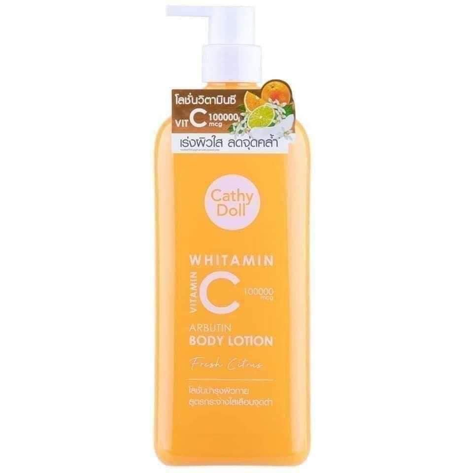 SỮA DƯỠNG THỂ TRẮNG DA CATHY DOLL VITAMIN C ARBUTIN BODY LOTION FRESH CITRUS - 15683 Thương hiệu: OEM