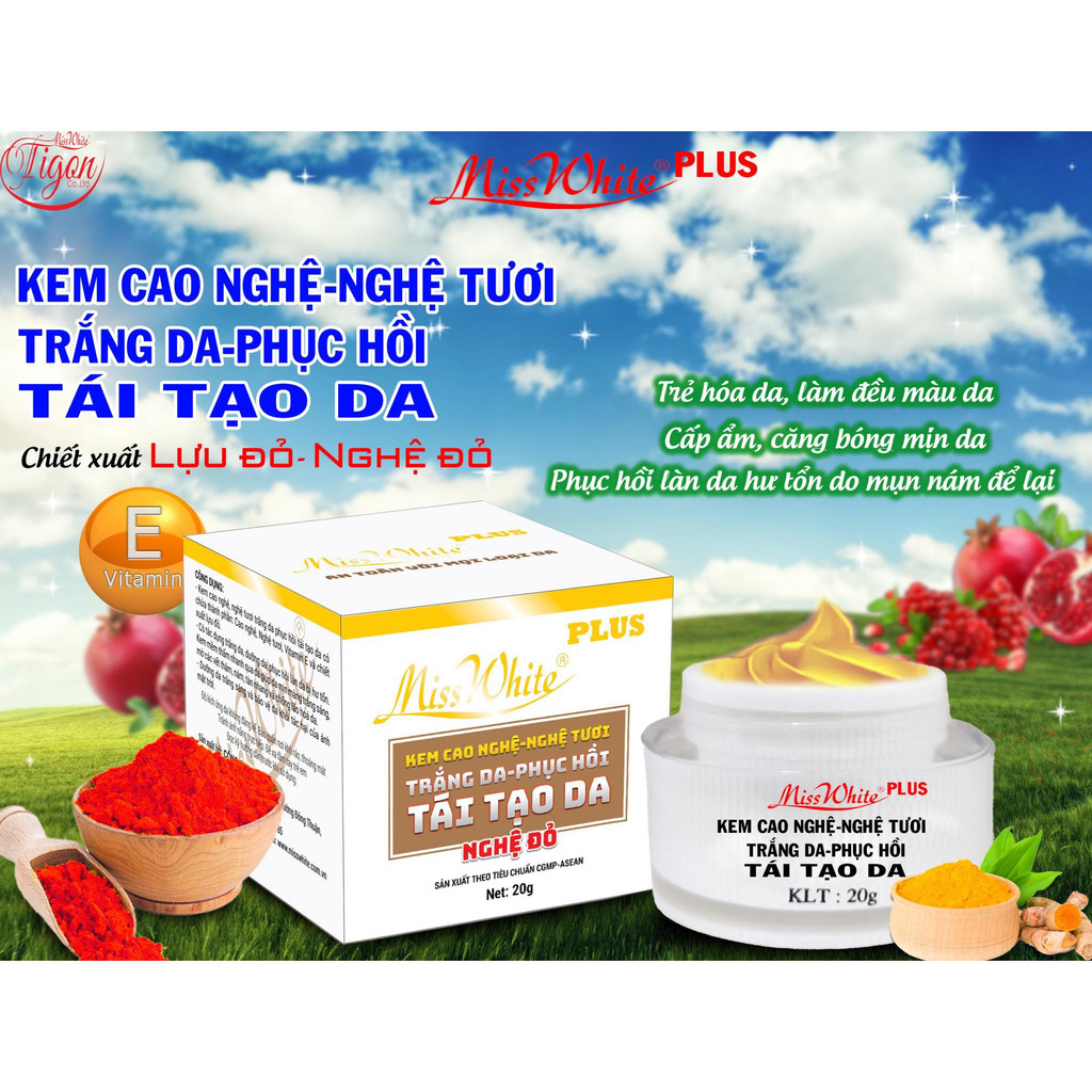 Kem dưỡng trắng phục hồi tái tạo da