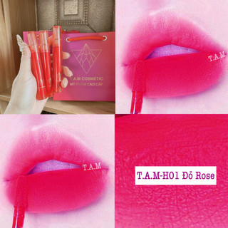 [H01 Đỏ Rose] Son TAM Màu Đỏ Rose (Đỏ Hồng)  Full Size