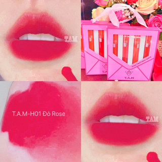 [H01 Đỏ Rose] Son TAM Màu Đỏ Rose (Đỏ Hồng)  Full Size