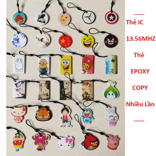 Combo 10 chiếc thẻ từ rfid ic 13.56mhz epoxy copy nhiều lần