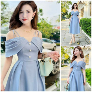 Đầm đan dây trễ vai - 85312