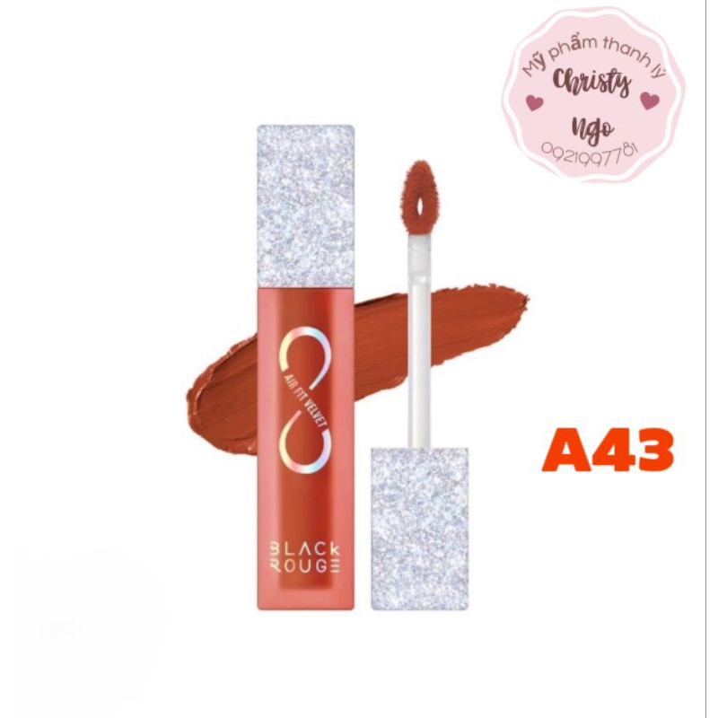 SON BLACKROUGE AIR FIT VELVET LIP TINT MÀU A43
