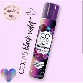 Siêu thơm luôn dầu gội khô colab mùi black violet fullsize 200ml