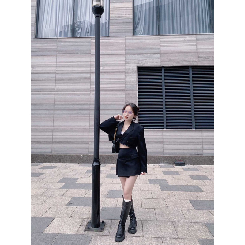 SET BLAZER 2HAND CROPTOP