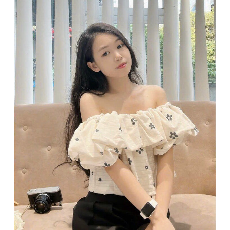 ÁO TRỄ VAI HOA BÈO