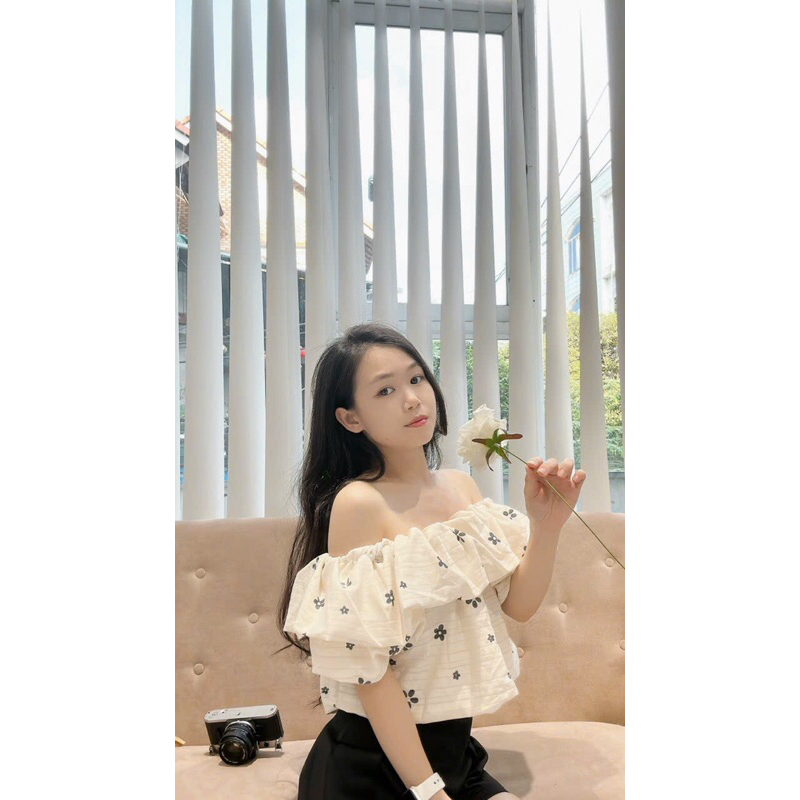 ÁO TRỄ VAI HOA BÈO