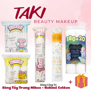 Bông tẩy trang mihoo- kokimi cotton pads 200 miếng + 150 miếng