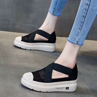 Giày nâng chiều cao 5-7cm đế bằng mẫu 2023 hàng không hộp