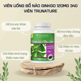 Viên uống bổ não Ginko truenature Mỹ