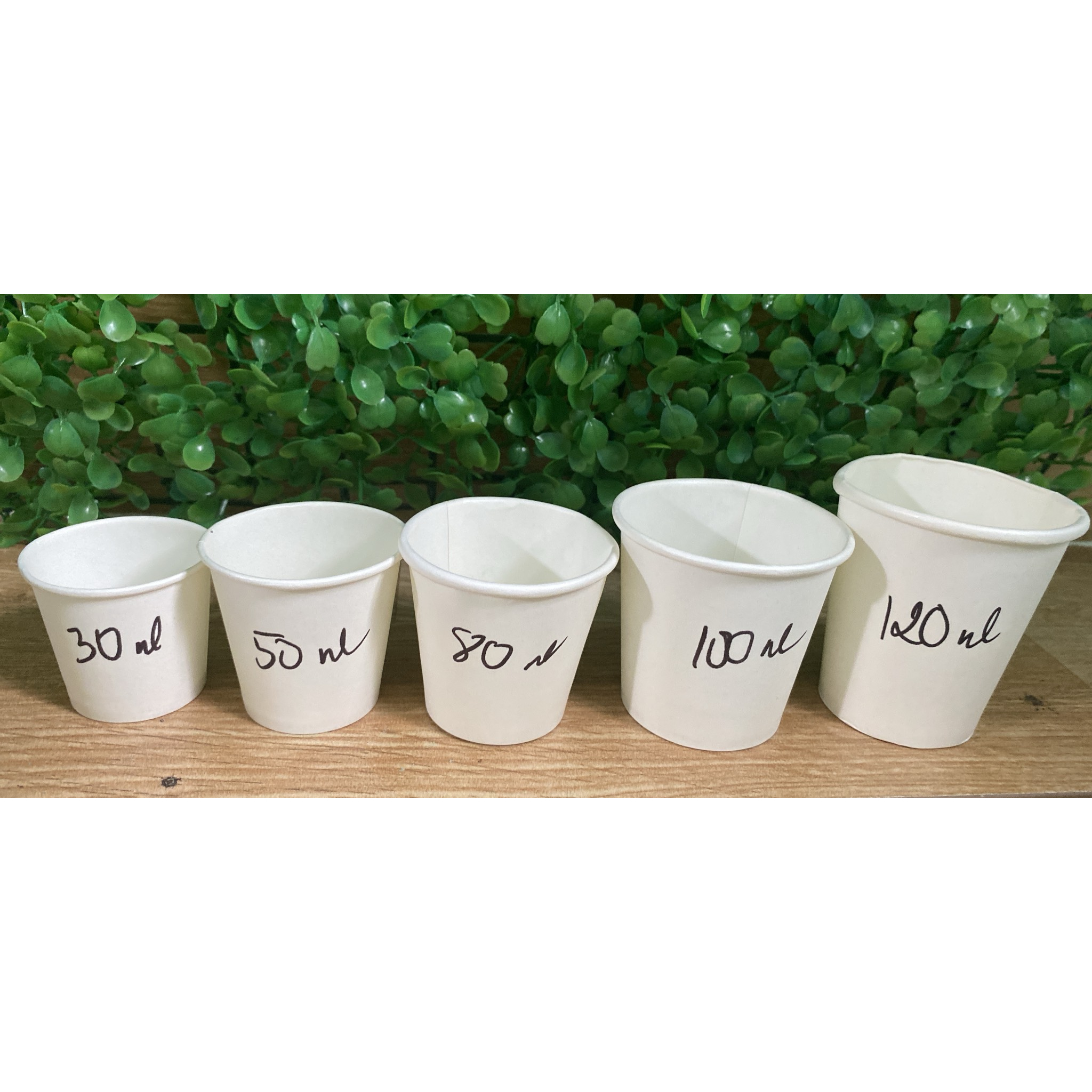 Set 50 ly giấy dùng thử sản phẩm (sampling 30ml,50ml.....)