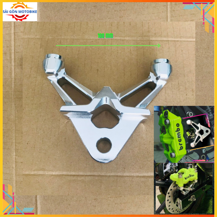 Pát Sau Ex135/150/155/Winner/Sonic/Raider/Satria Gắn Heo Tai Xanh ( 50A ) / Lỗ trụ 10mm