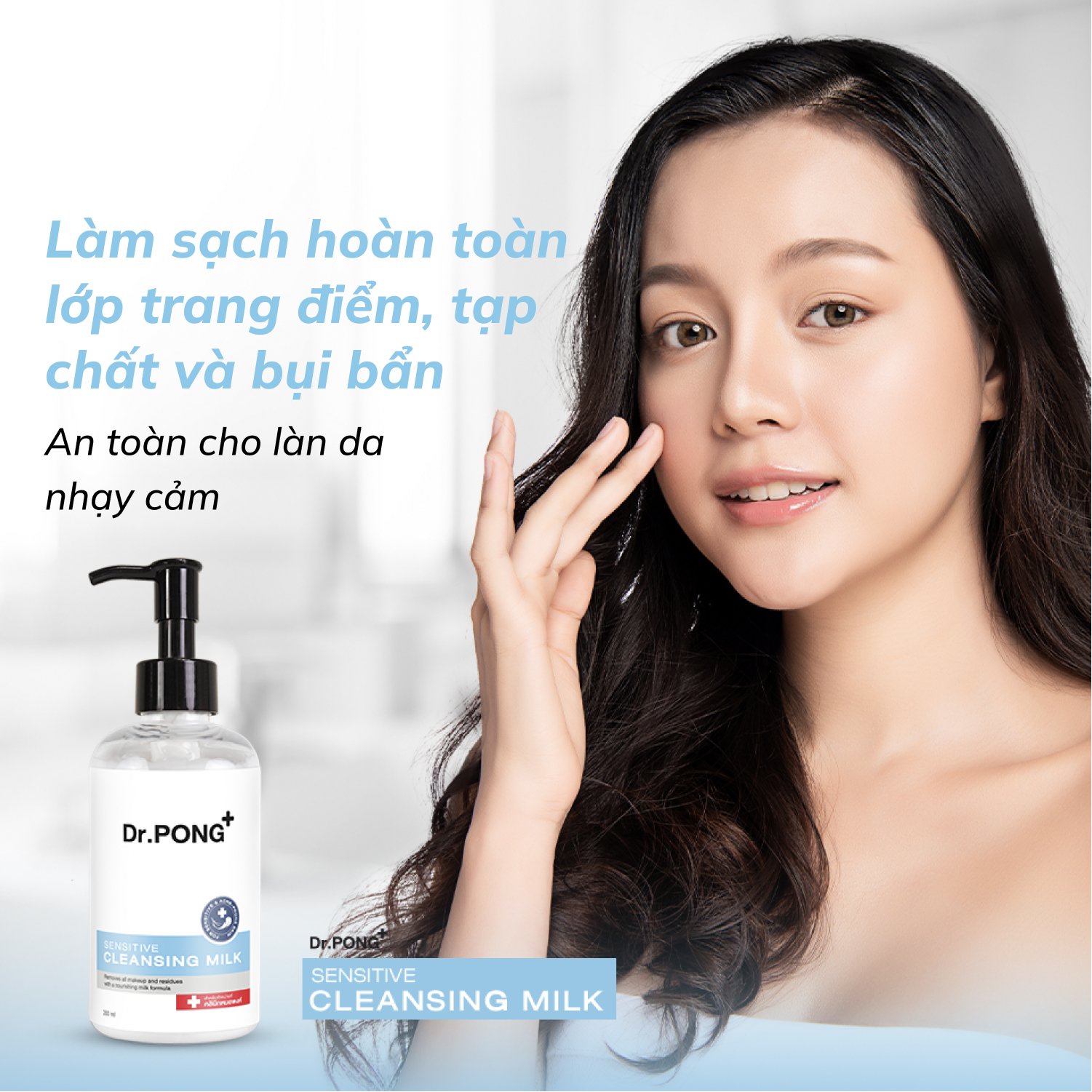 Sữa tẩy trang dịu nhẹ Dr.PONG Cleasing Milk 200ml