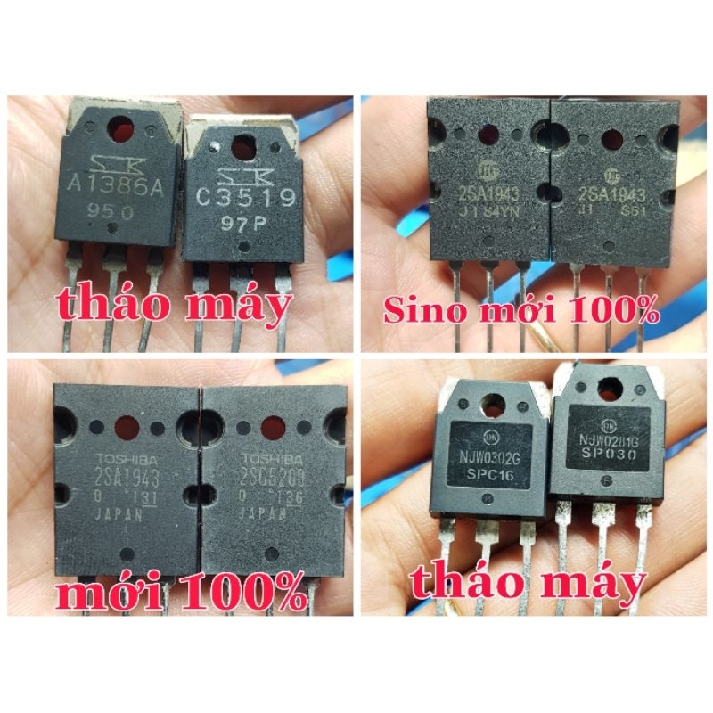 Mạch công suất 16 sò 1 kênh nhôm 2u dài 22cm có relay tích hợp ráp sẵn sò+nhôm