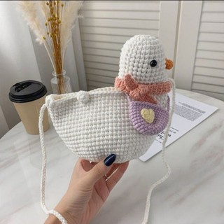 túi con gà/túi con vịt len