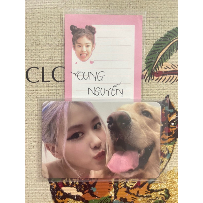 CARD ROSÉ BLACKPINK